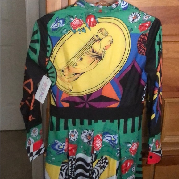 Pretty in color 👗 long silky dress - Picture 7 of 8